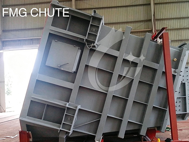 Mining mineral chute