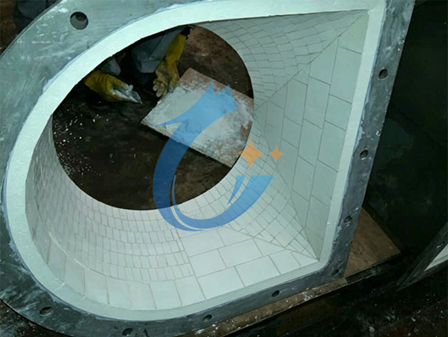Ceramic lined pipe