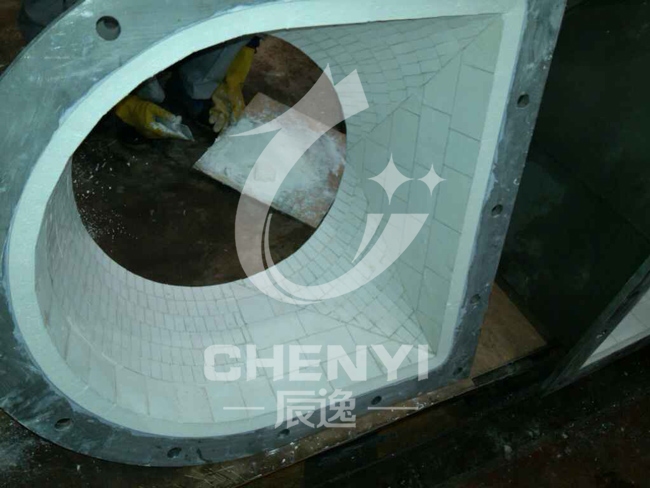 Ceramic lined pipe