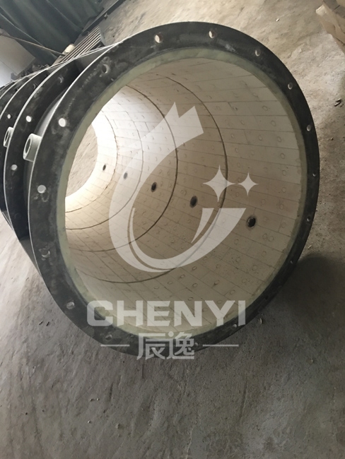 Ceramic lined pipe