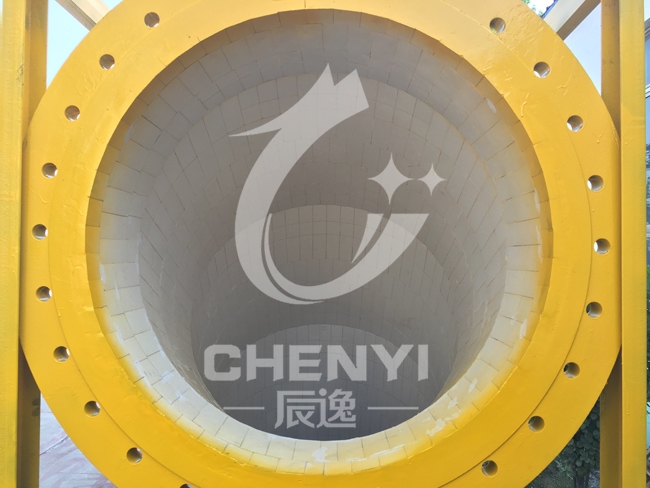 Ceramic lined pipe