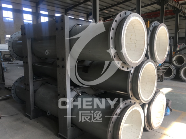 Ceramic lined pipe