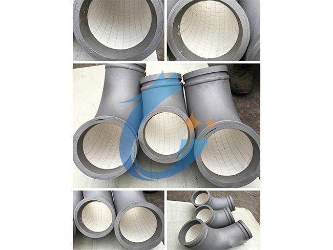 Ceramic lined pipe